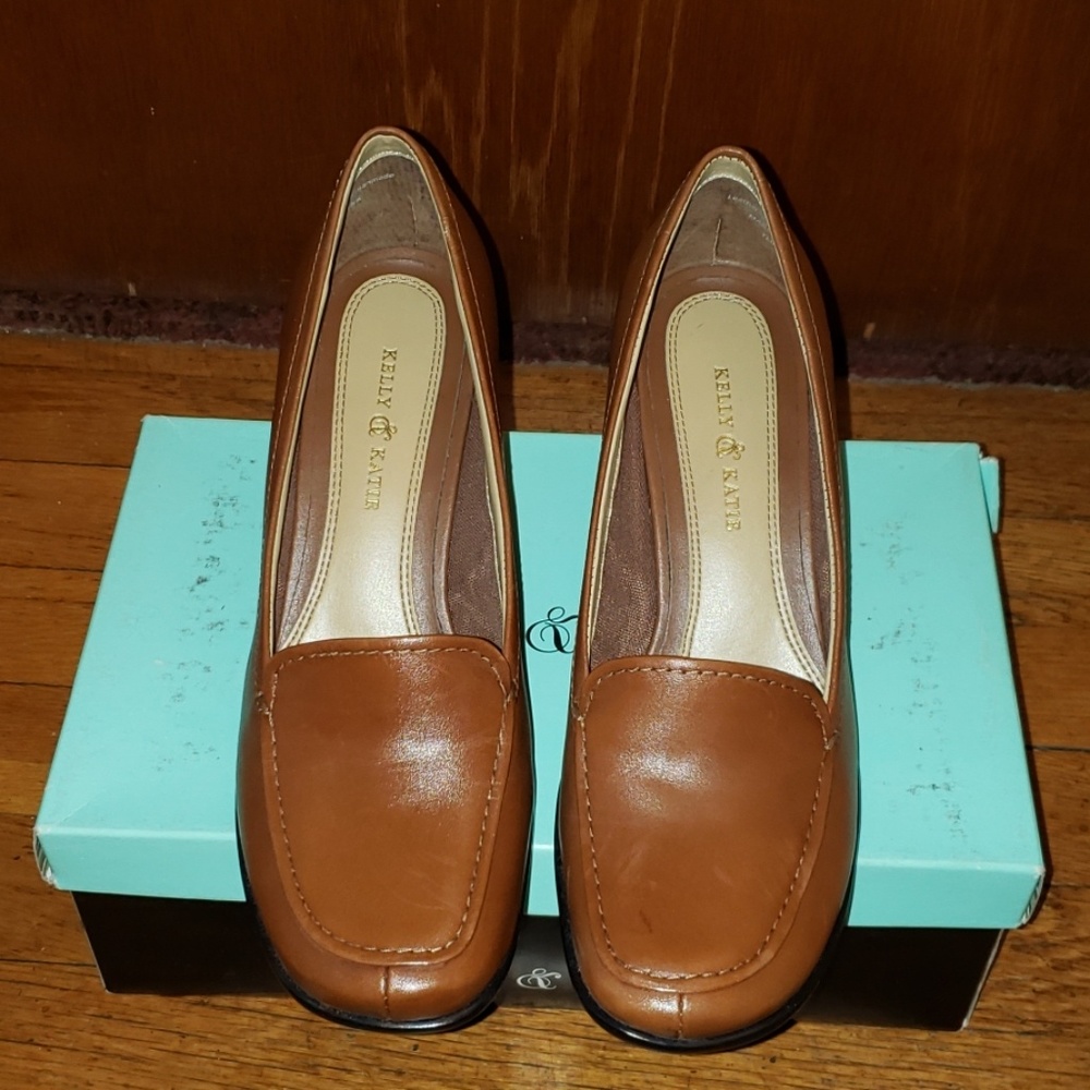 Kelly & Katie- Linda Style brown leather shoes